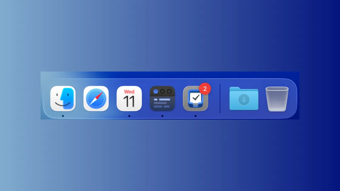 Adjust Recent Apps Display in the Dock on macOS 26 Tahoe