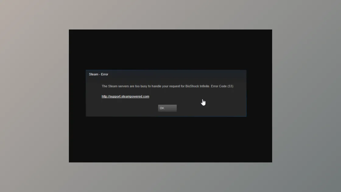 How to Fix Steam Error Code 53