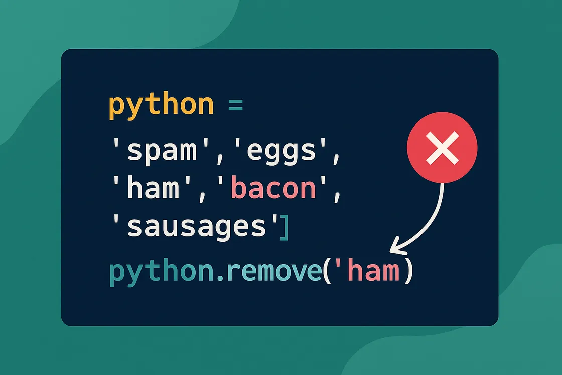 How to Remove an Item From a List in Python