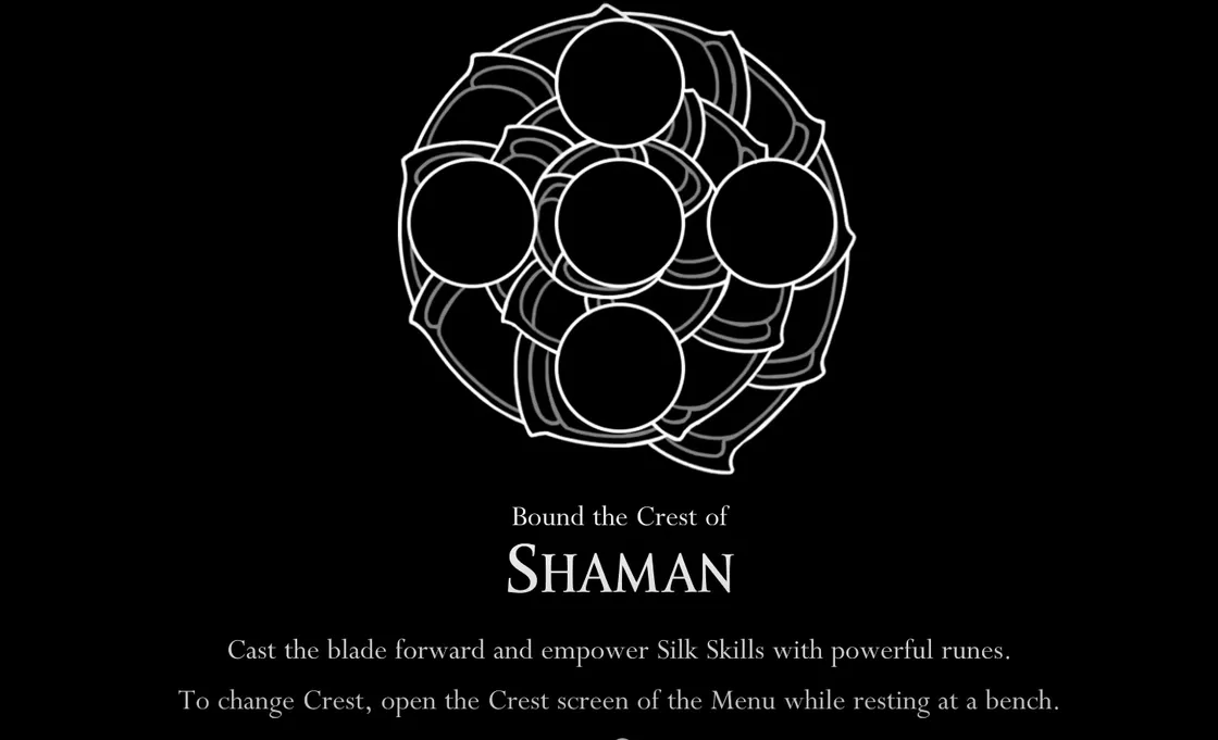 Hollow Knight Silksong Shaman Crest Location, slots, and builds