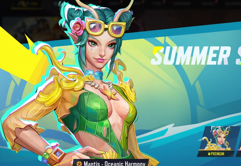 How to unlock Mantis’ Oceanic Harmony summer skin in Marvel Rivals