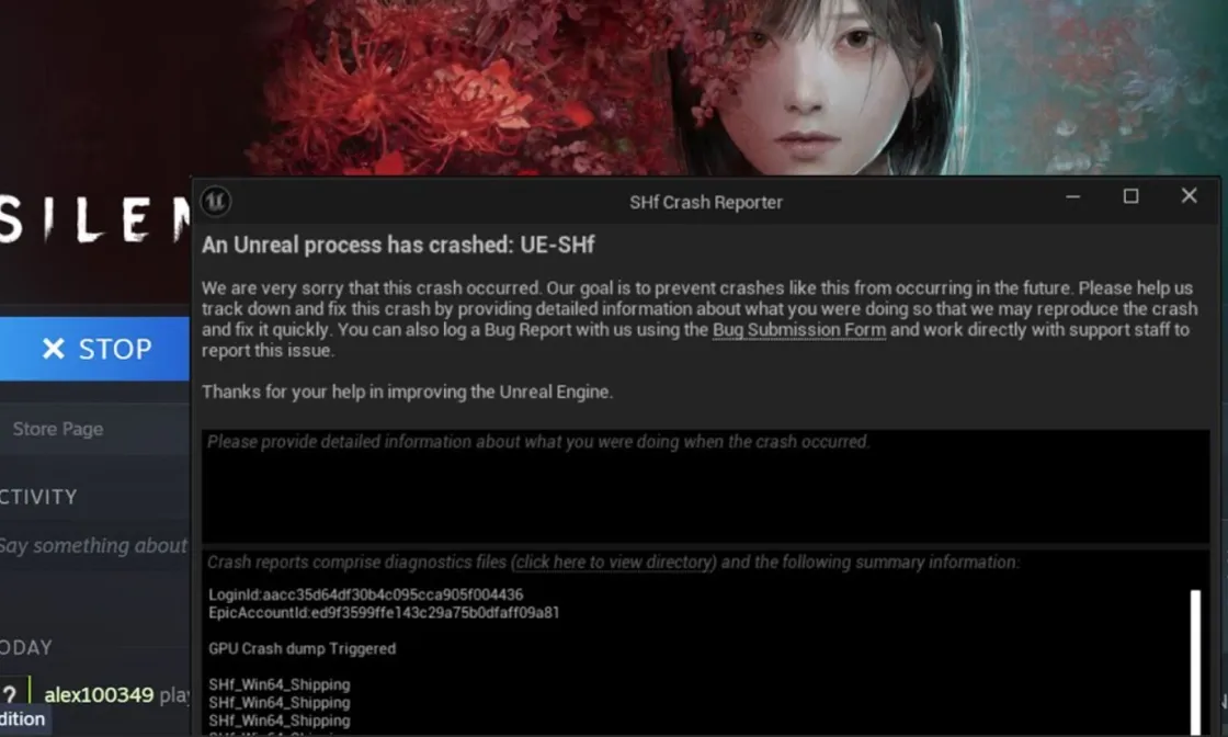 Silent Hill f (PC) — Fix E5 GPU errors and crashes at launch