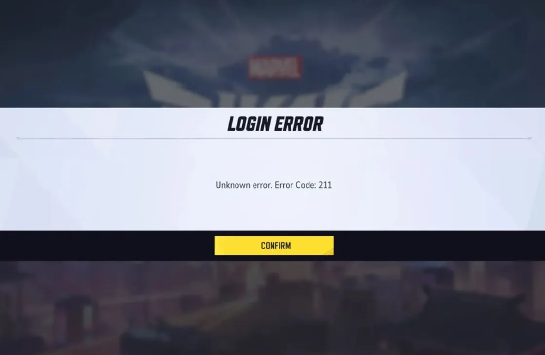 Marvel Rivals error code 211 (Steam) — fixes that work