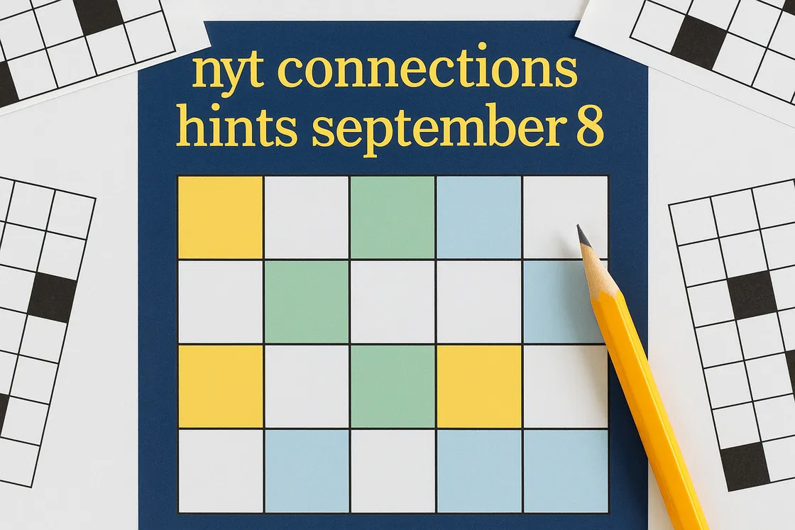 NYT Connections today (#820) — hints and answers (Sept. 8)