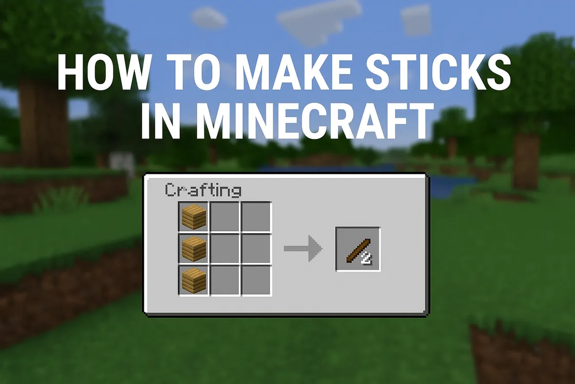 How to Make Sticks in Minecraft — Recipes and Fast Sources
