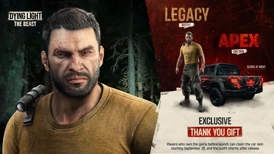 Dying Light: The Beast outfits, gear slots, and how to unlock the best looks