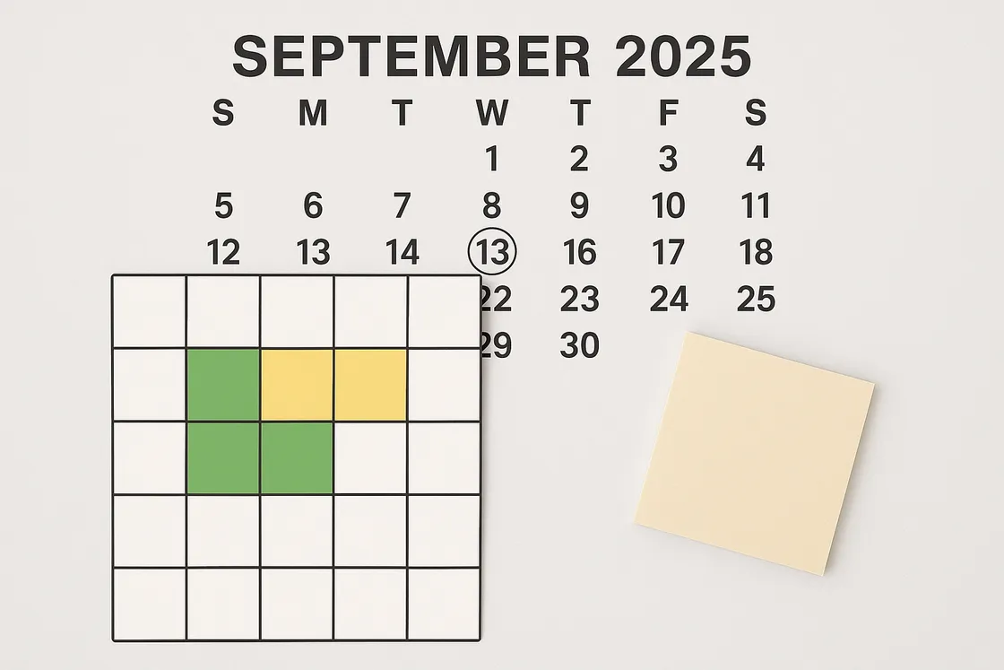 Wordle today (Sep 13, 2025): Hints and the answer for #1547