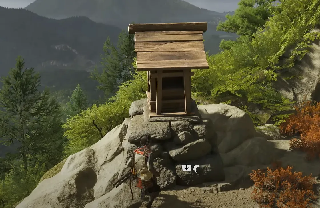 Ghost of Yotei Fall’s Rest Shrine — location, route, charm reward