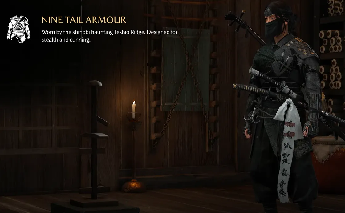 Ghost of Yōtei’s Nine Tail Armor — How to get and upgrade