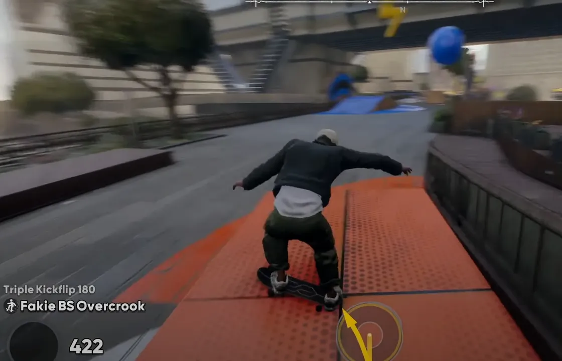 Skate 4 — Block Party location and how grind sequences count