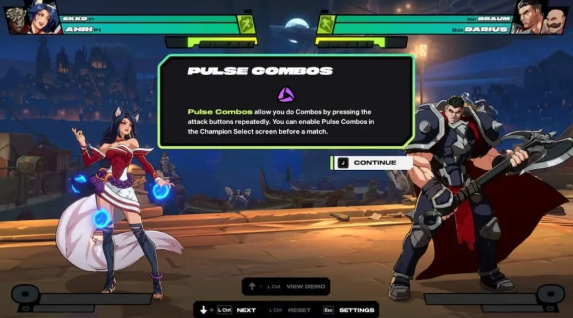 2XKO Pulse Combo — how to toggle it on or off, and why