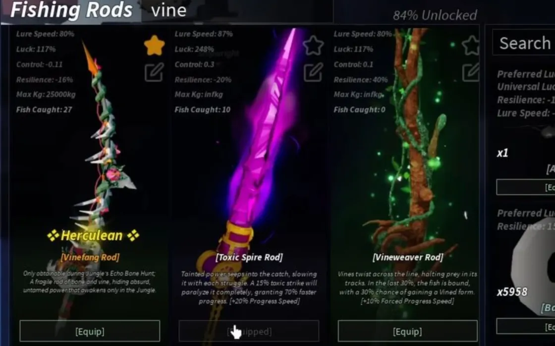 How to get the Toxic Spire Rod in Fisch — recipe and enchants