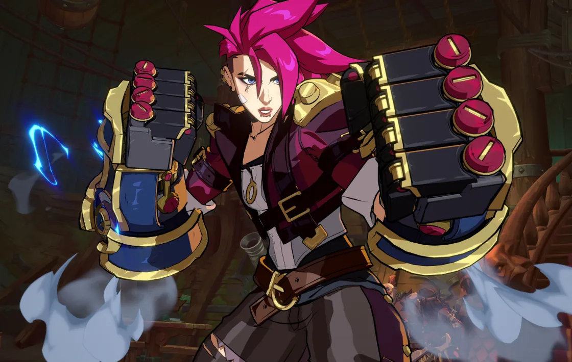 2XKO Vi combos — consistent starters, wall bounces, 736 finish