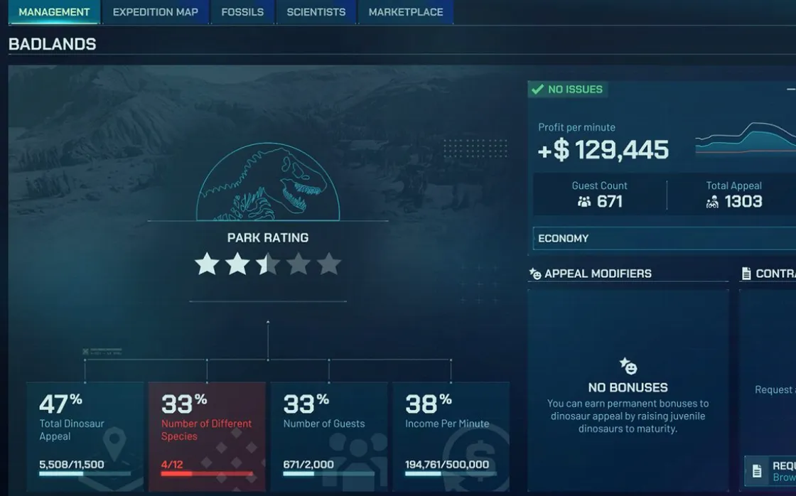 Jurassic World Evolution 3 — Raise your park rating the right way