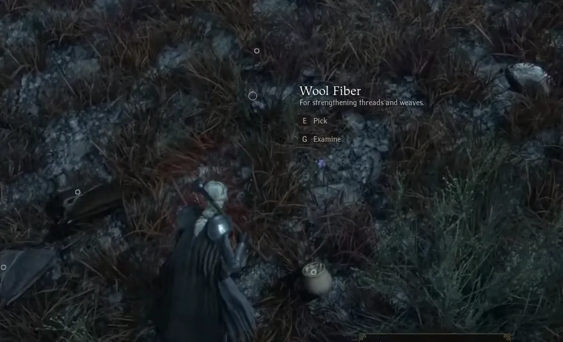 Pax Dei Wool Fiber — drops, stack size, and tailoring recipes