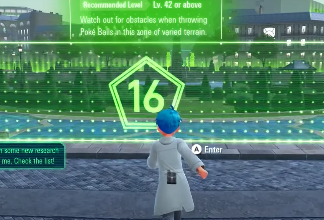 Pokémon Legends Z-A — 100% Wild Zone 16 spawns and locations