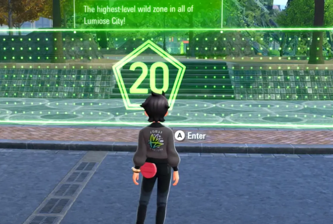 Pokémon Legends: Z-A Wild Zone 20 — unlock, spawns, and TM Draco Meteor