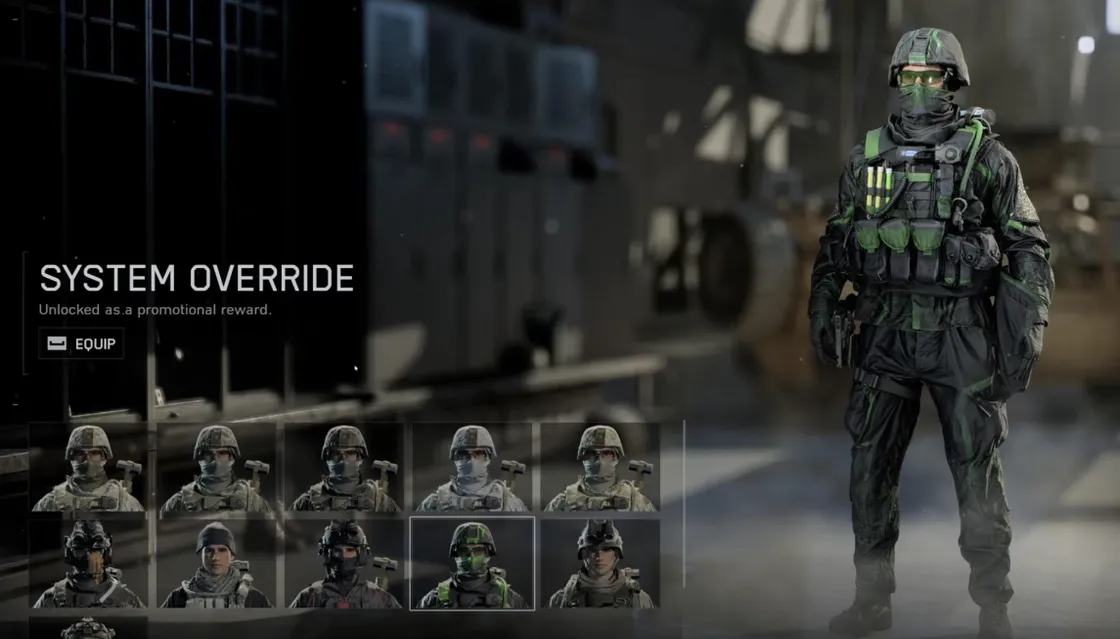 Battlefield 6’s System Override soldier skin — what it is and how to get it