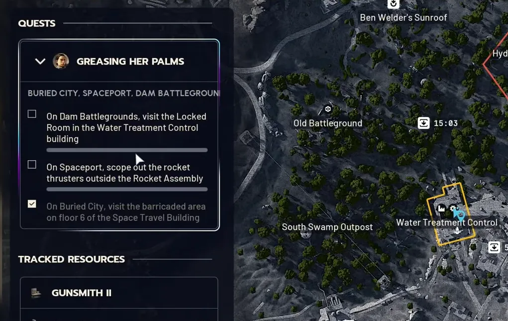 ARC Raiders ‘Greasing Her Palms’ Spaceport objective — make the thruster scan register