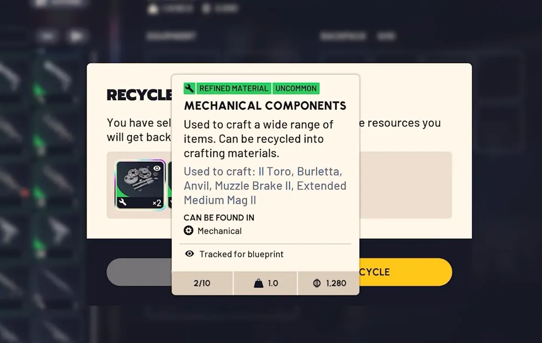 Arc Raiders Mechanical Components — reliable ways to craft and farm