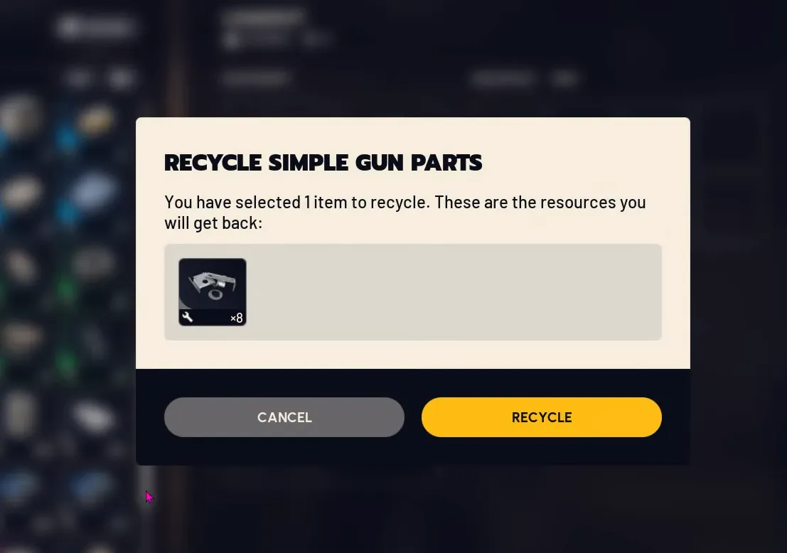 ARC Raiders recycling — recycle, salvage, and sell items efficiently