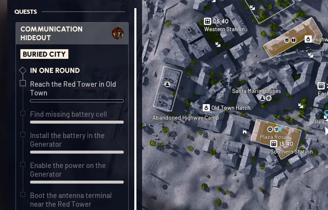 Arc Raiders: Communication Hideout - complete the Red Tower quest