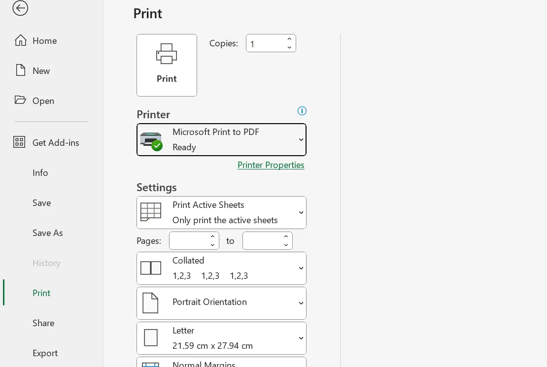 Fix Excel crash or freeze on Print or Print Preview (Windows)