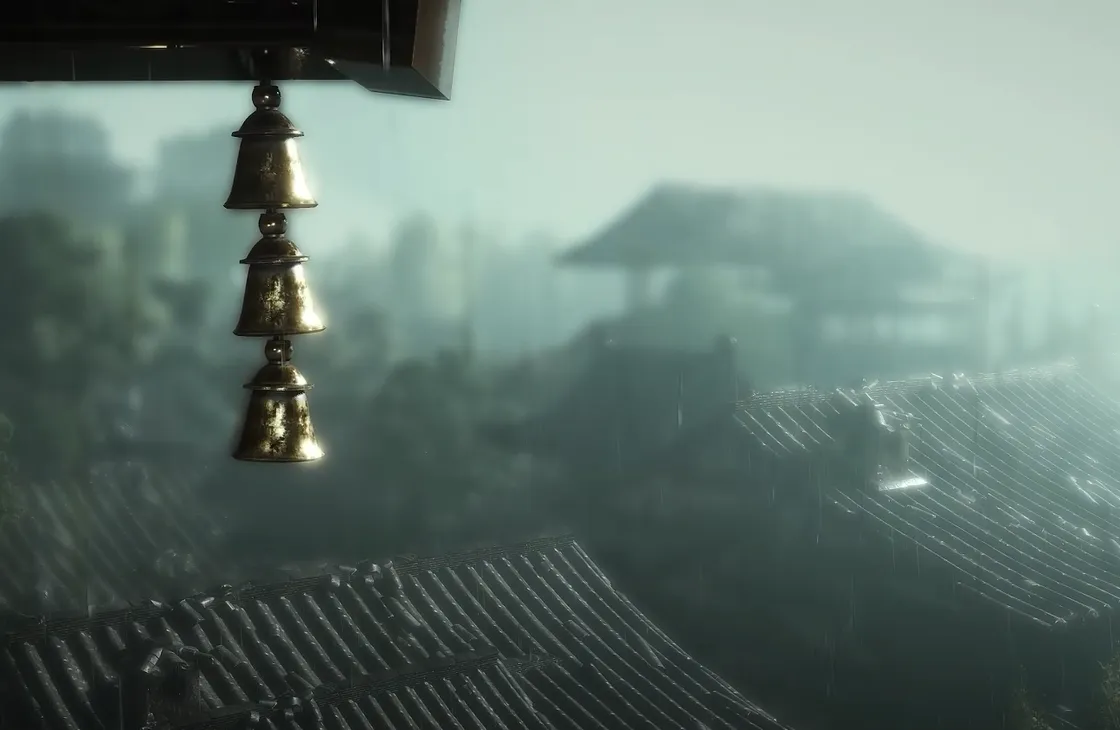 Where Winds Meet bell puzzle solution in the Blind to the World cave