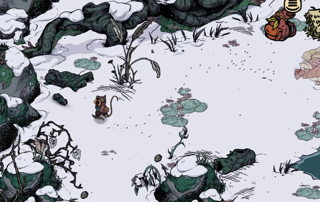 Granite locations and tools in Winter Burrow