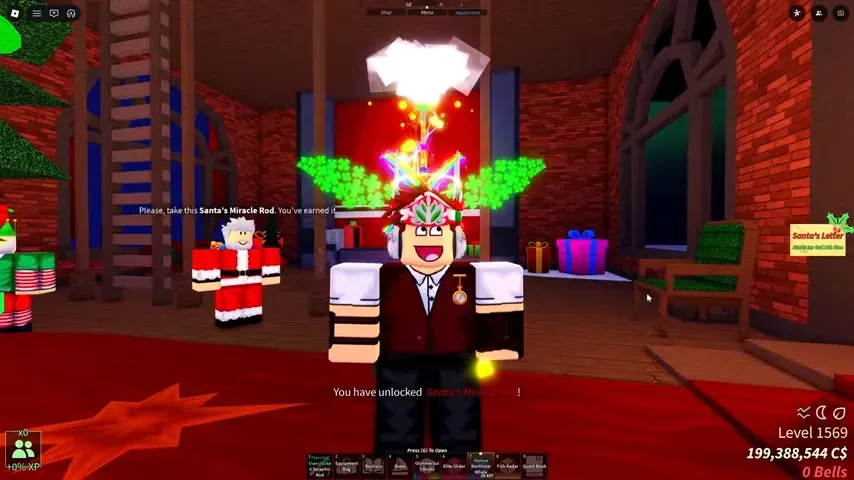 Santa’s Miracle Rod in Fisch: The questline, the grind, and the payoff