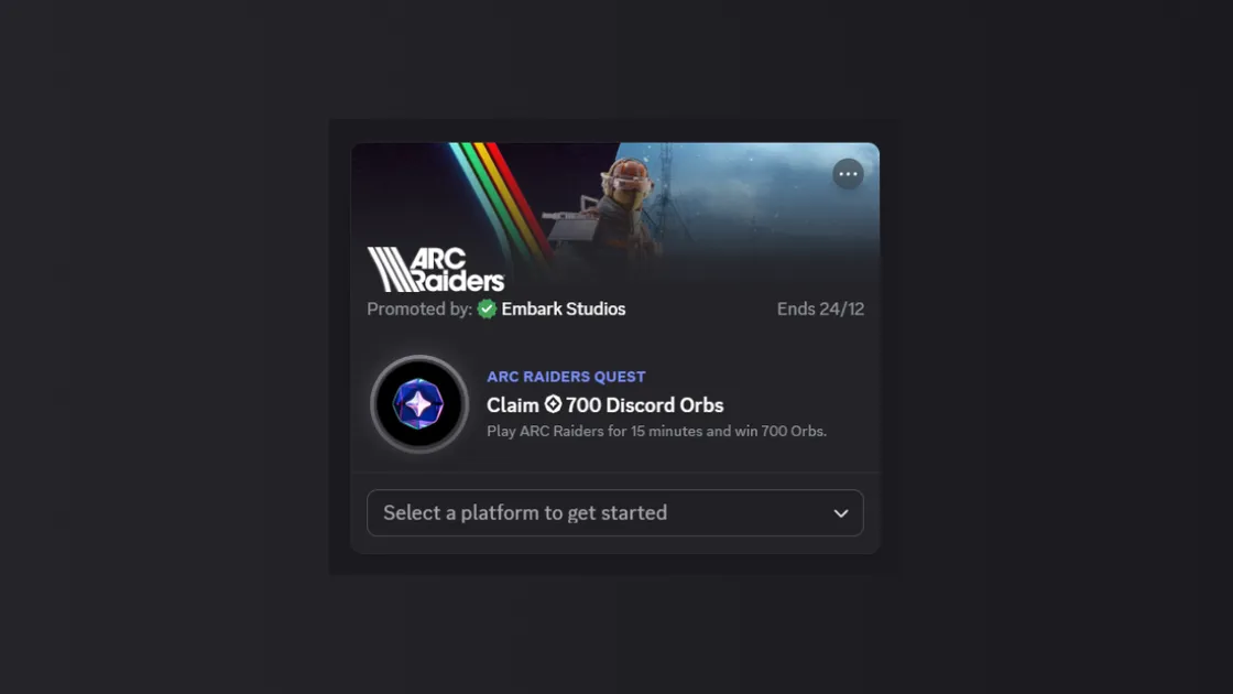 How to finish the ARC Raiders Discord quest and claim your rewards