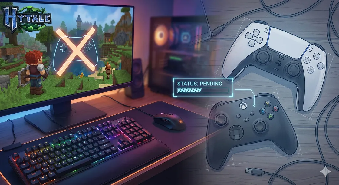 Hytale Controller Support Status on PC (PlayStation and Xbox Pads)