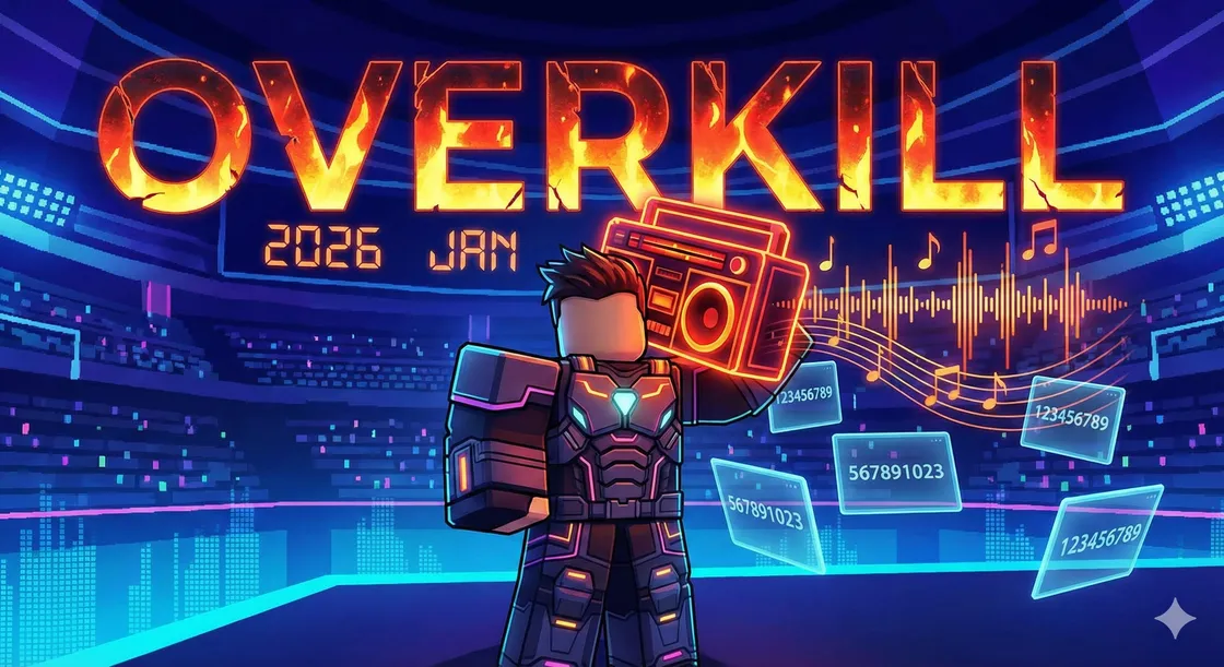 Overkill Roblox Music Codes (January 2026) — All Known IDs