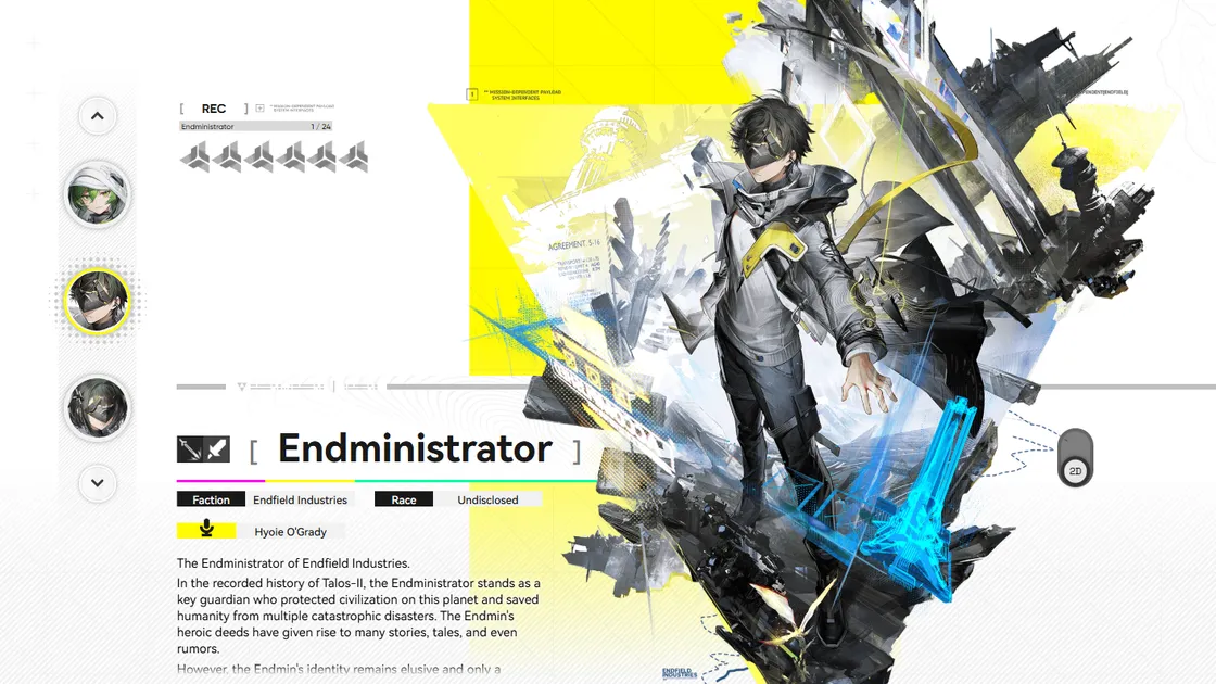 Endministrator build in Arknights: Endfield — weapons, gear, and teams