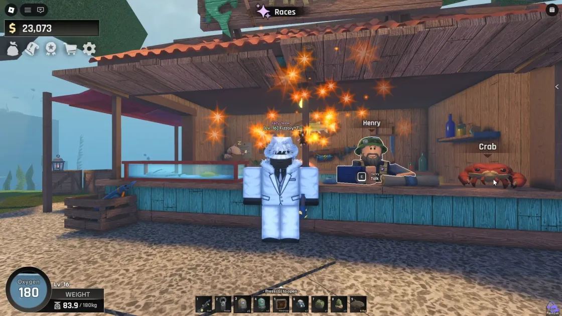 How to Find the Crab Scroll and Talk to the Crab in Roblox Abyss