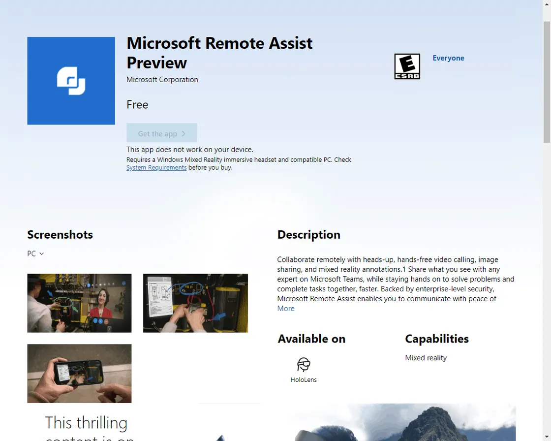Microsoft Remote Assist and Layout apps now available for download on Microsoft Store