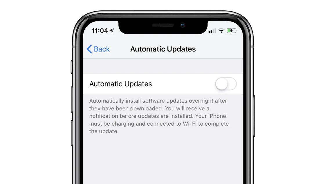 How to Turn Off Automatic Updates on iPhone running iOS 12