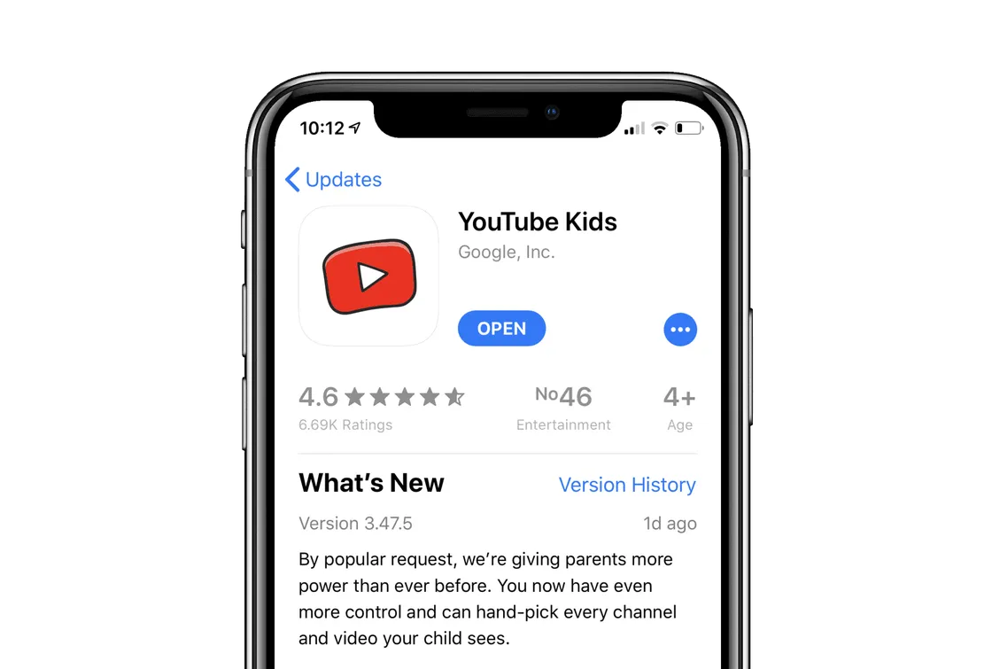YouTube Kids app for iOS updated with even more tools for parents