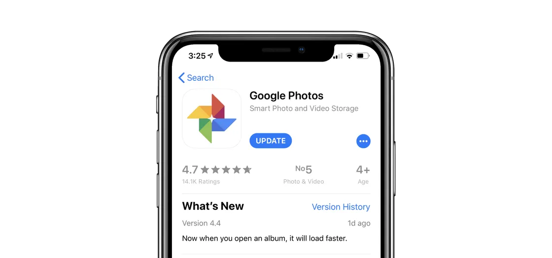 Albums now load faster on Google Photos app for iPhone and iPad