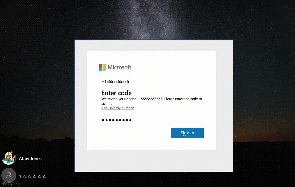 How to Sign in with a Phone Number in Windows 10