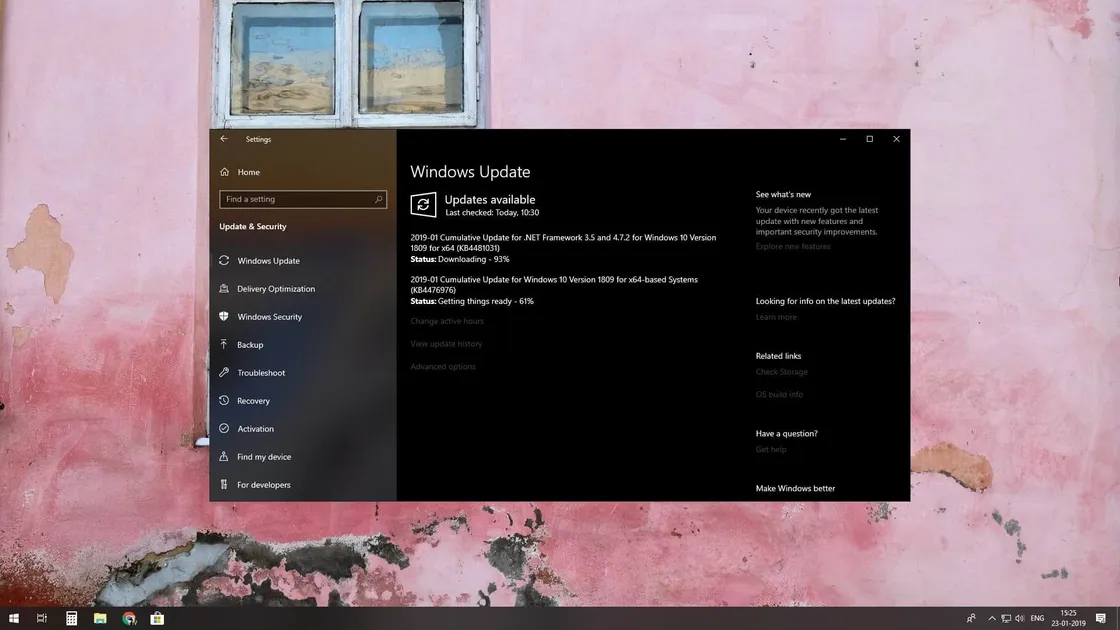 [Download] Windows 10 update (KB4481031) rolling out for .NET Framework 3.5 and 4.7.2