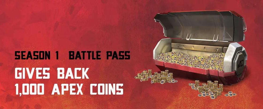 Apex Legends Battle Pass gives you back 1,000 Apex Coins as Rewards