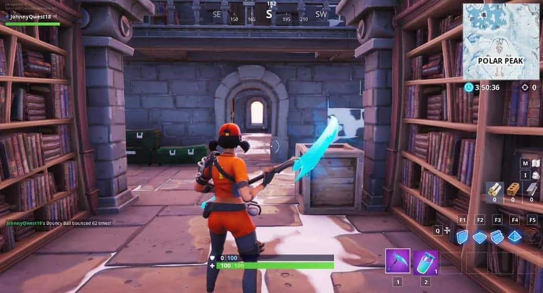 How to get 15 bounces in Fortnite with the Bouncy Ball toy