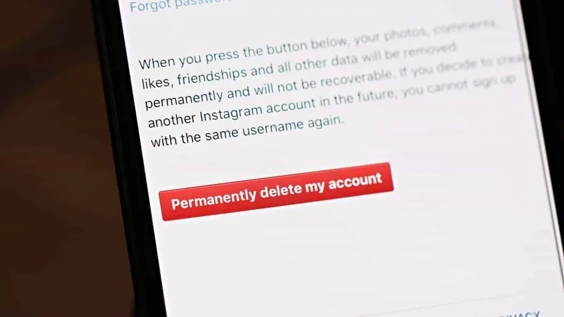 How to Delete Instagram Account on iPhone
