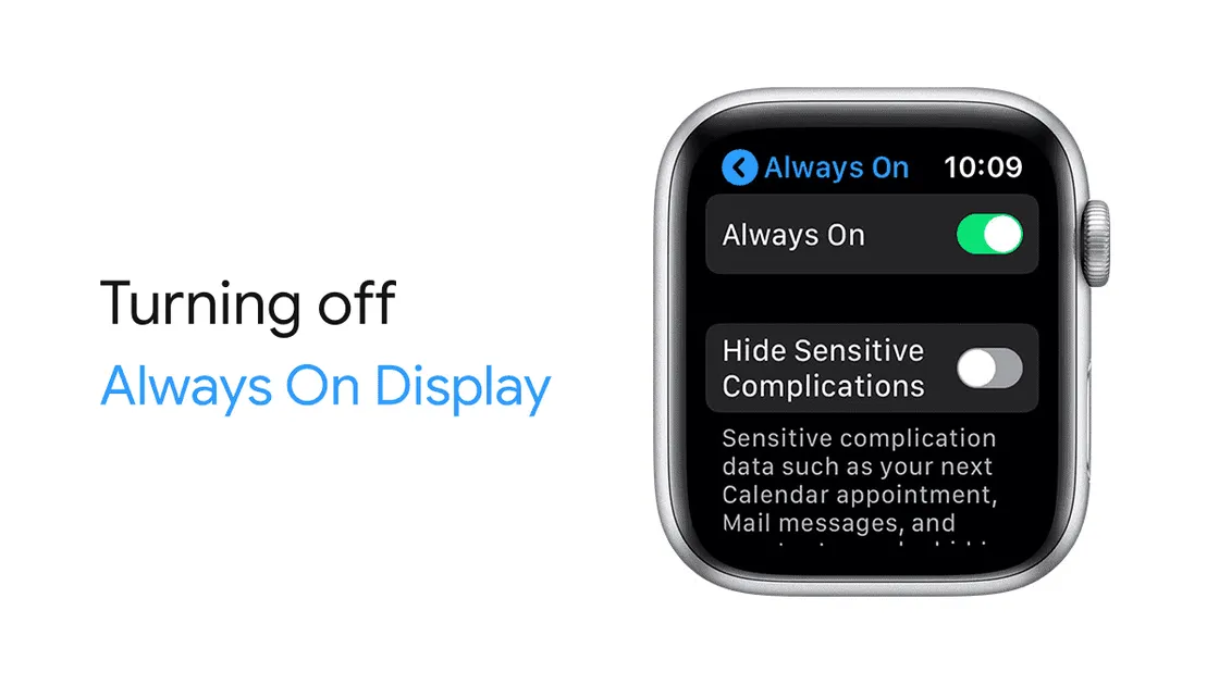 How to Turn Off "Always On Display" on Apple Watch