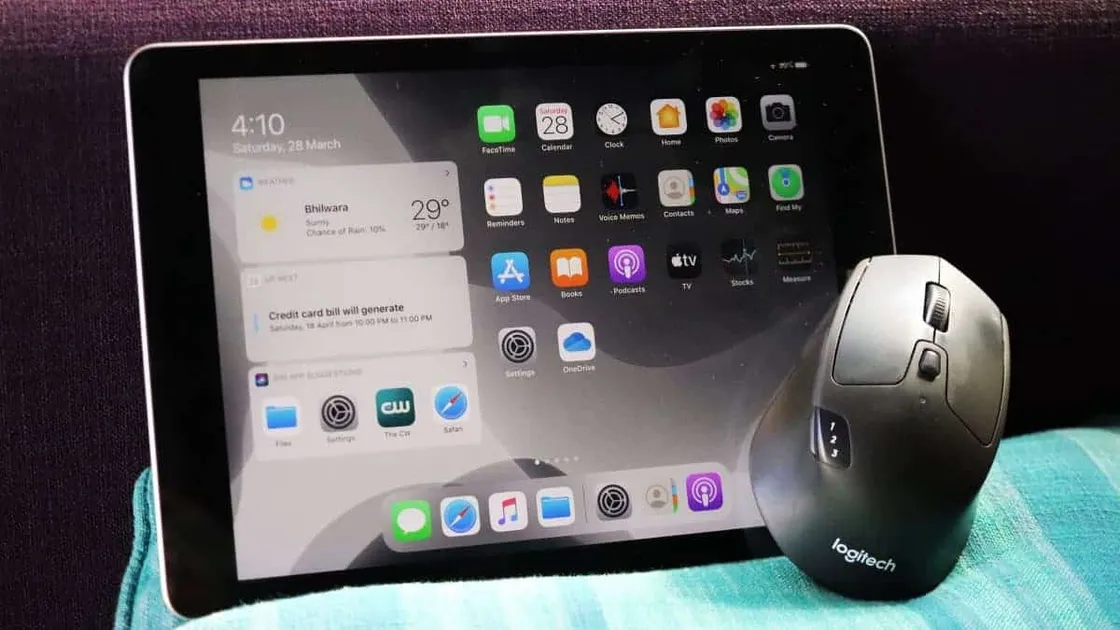 How to Go to iPad Home Screen using Mouse and Trackpad