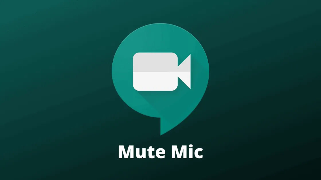 How to Mute Your Mic on Google Meet