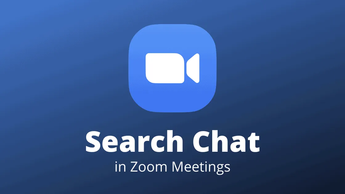 How to Search in Zoom Chat History
