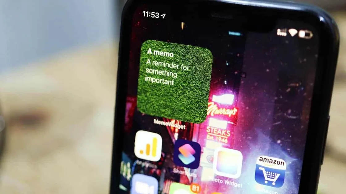 How to Add Notes with Photos in a Widget using MemoWidget on your iPhone  [iOS 14]