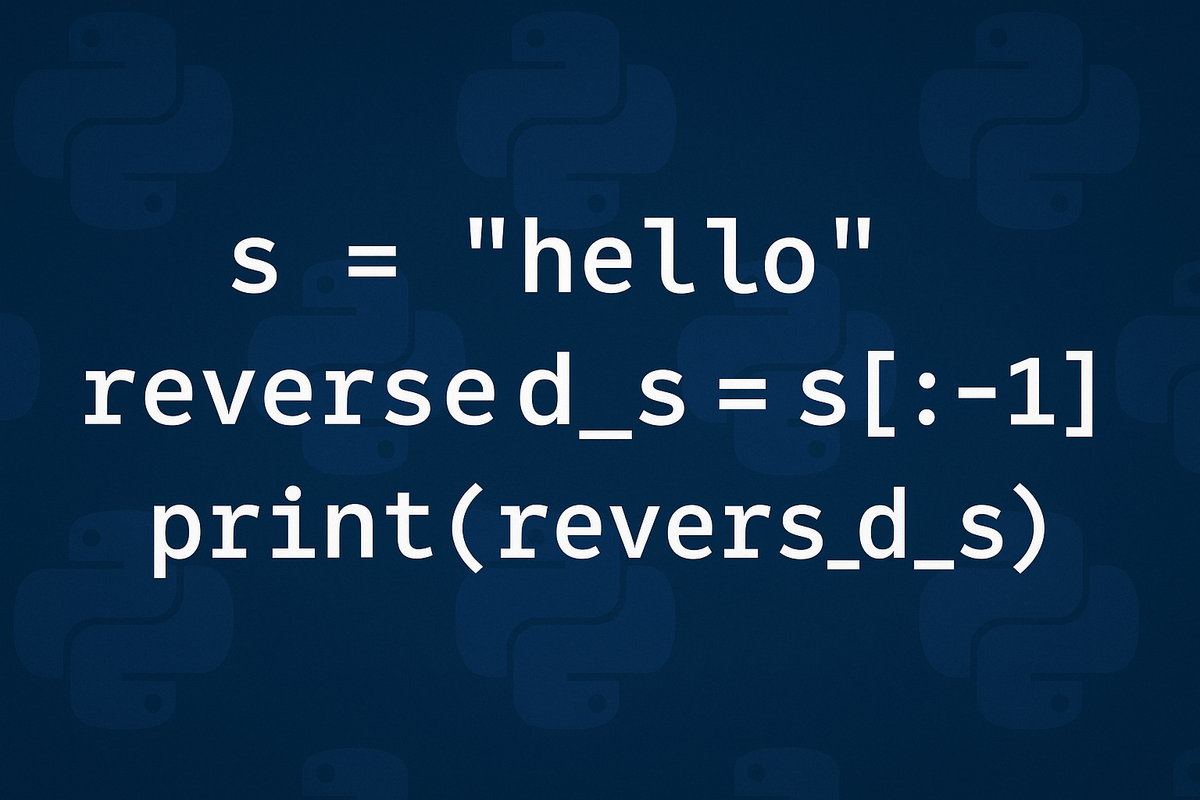 How to Reverse a String in Python